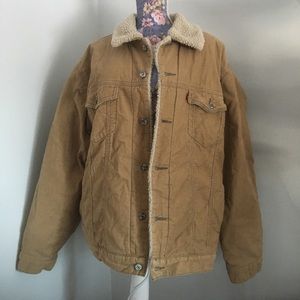 Corduroy Sherpa lined Levi’s jacket